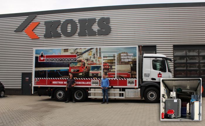 koks high pressure hot water unit to conservator